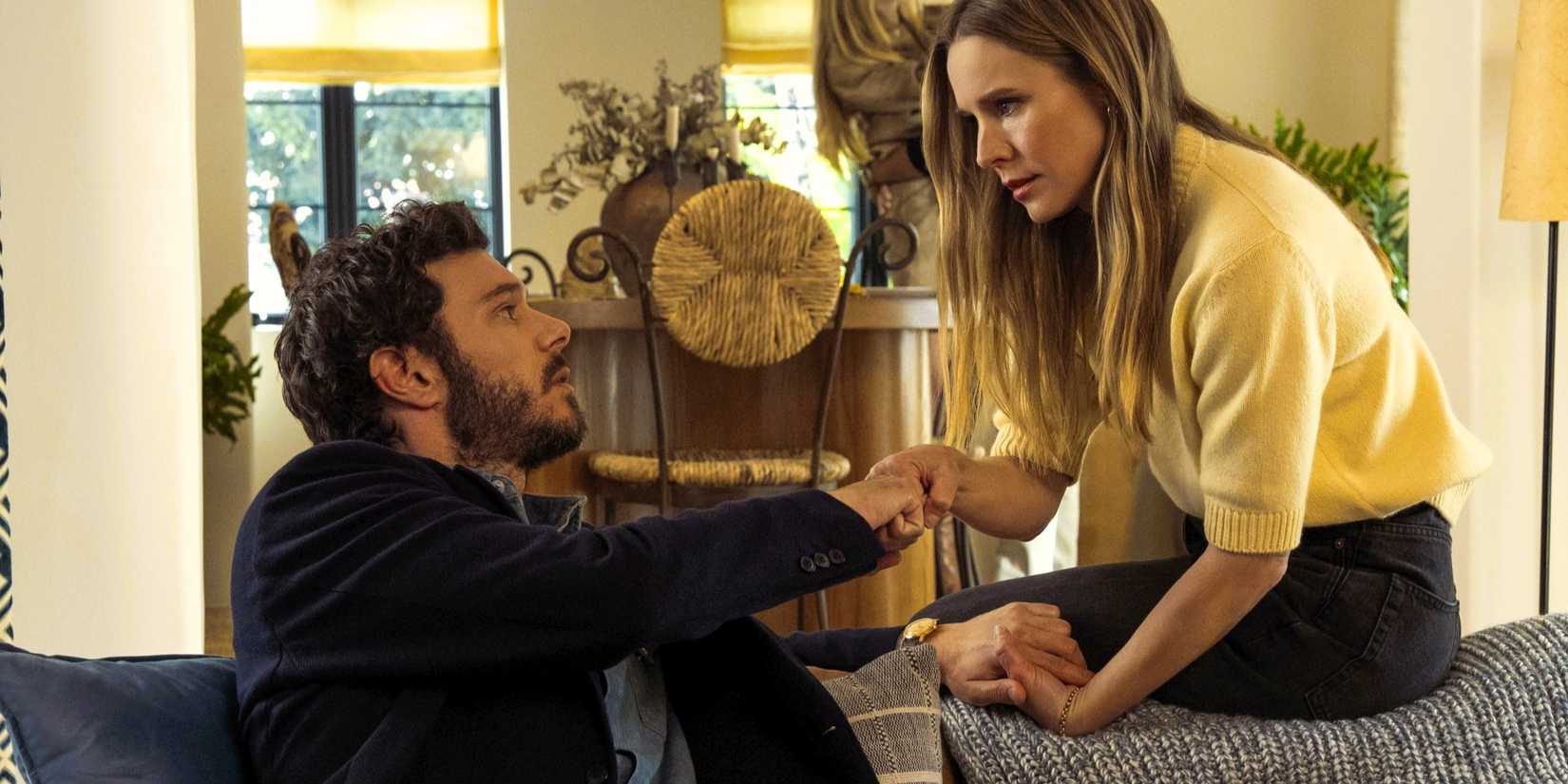 Adam Brody como Noah e Kristen Bell como Joanne em Nobody Wants This temporada 2