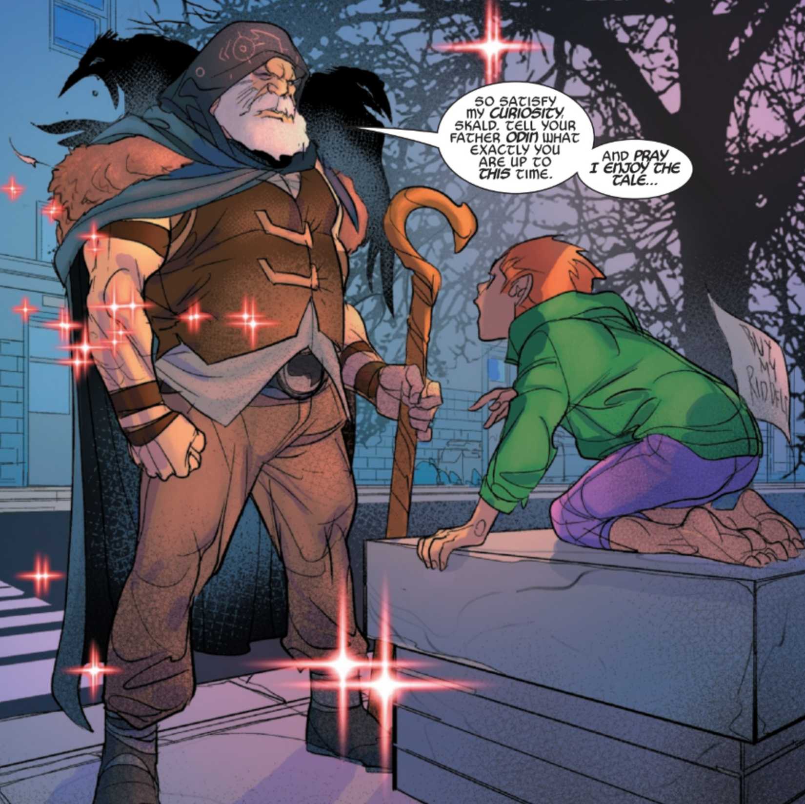 THE NEW DESIGN OF ODIN IN MORTAL THOR