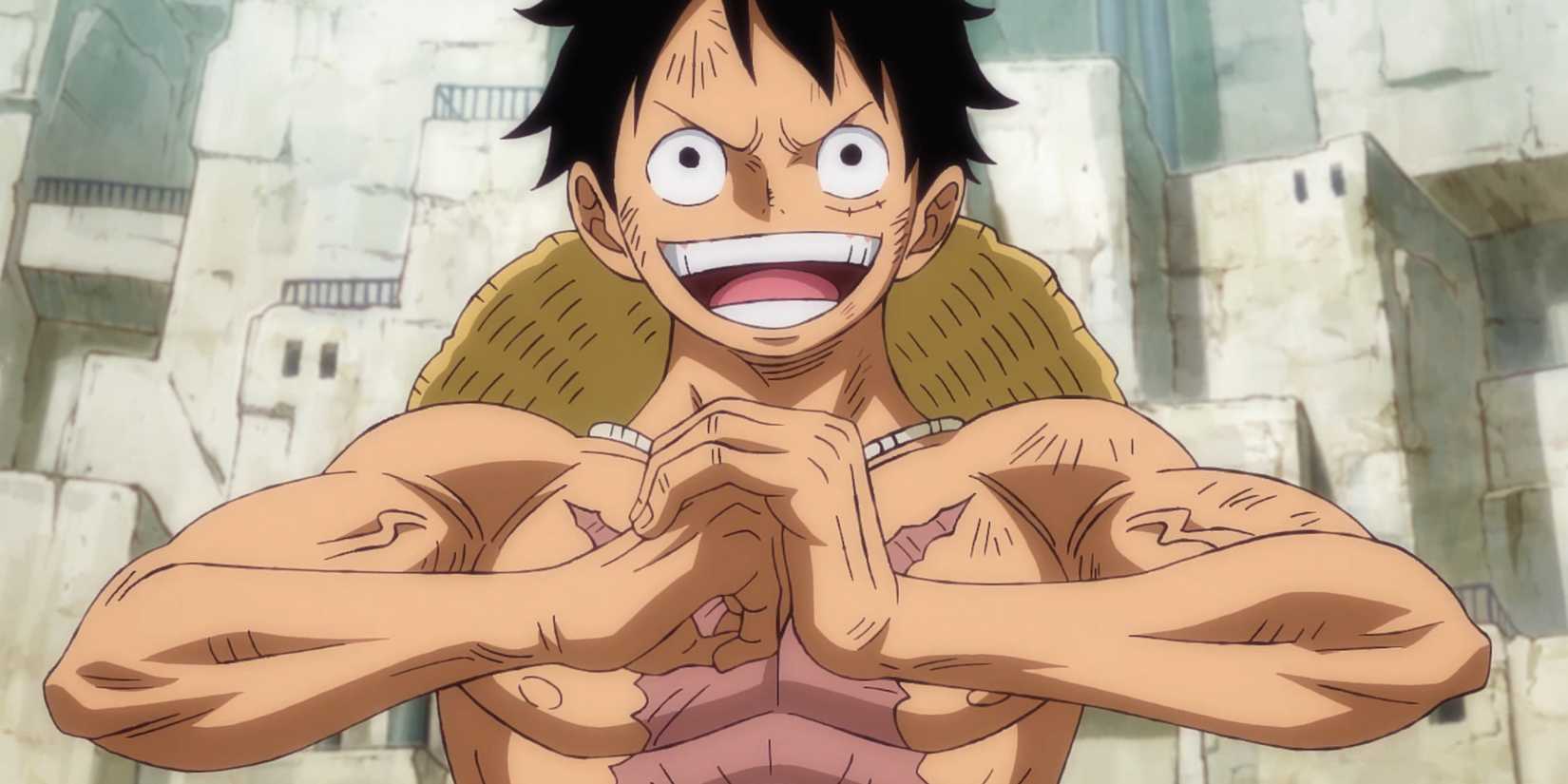 One Piece Luffy getting ready to fight-1