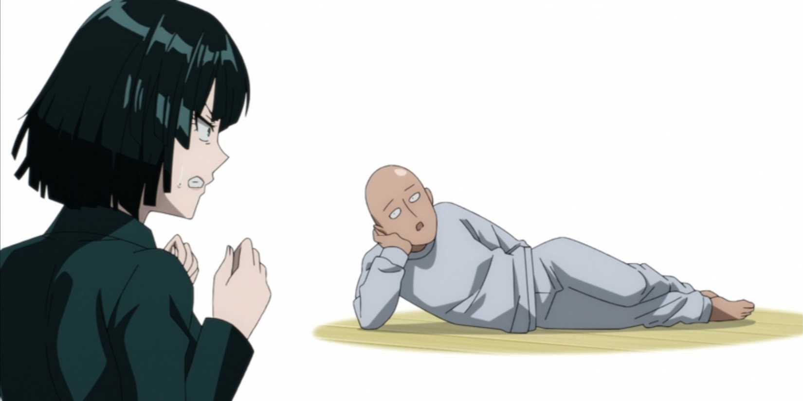 One-Punch Man season 3 Fubuki confronting Saitama