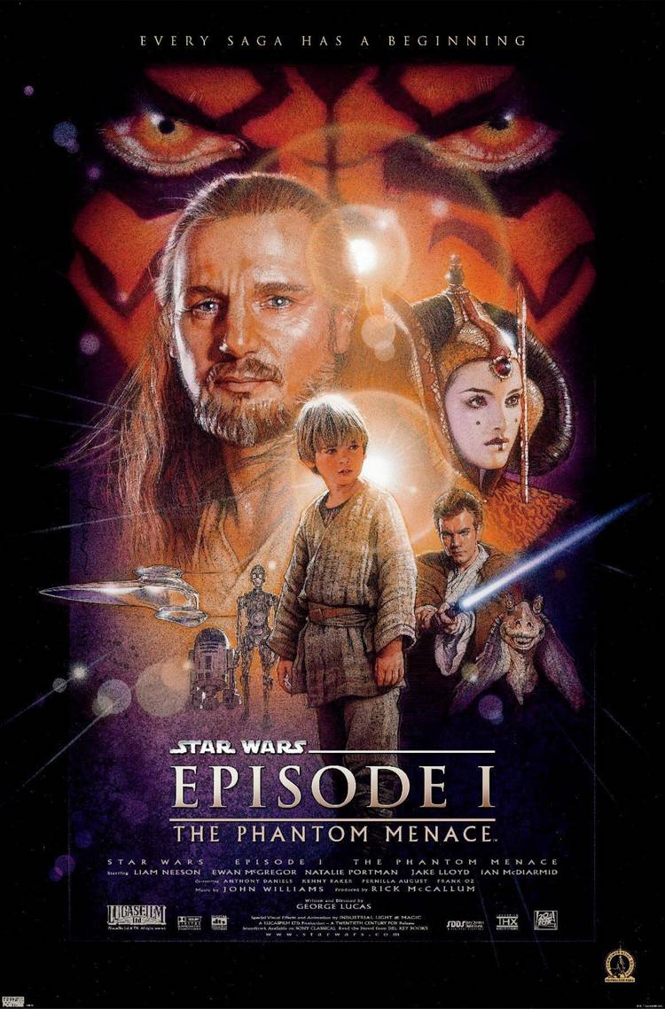 Phantom Menace Poster Drew Struzan