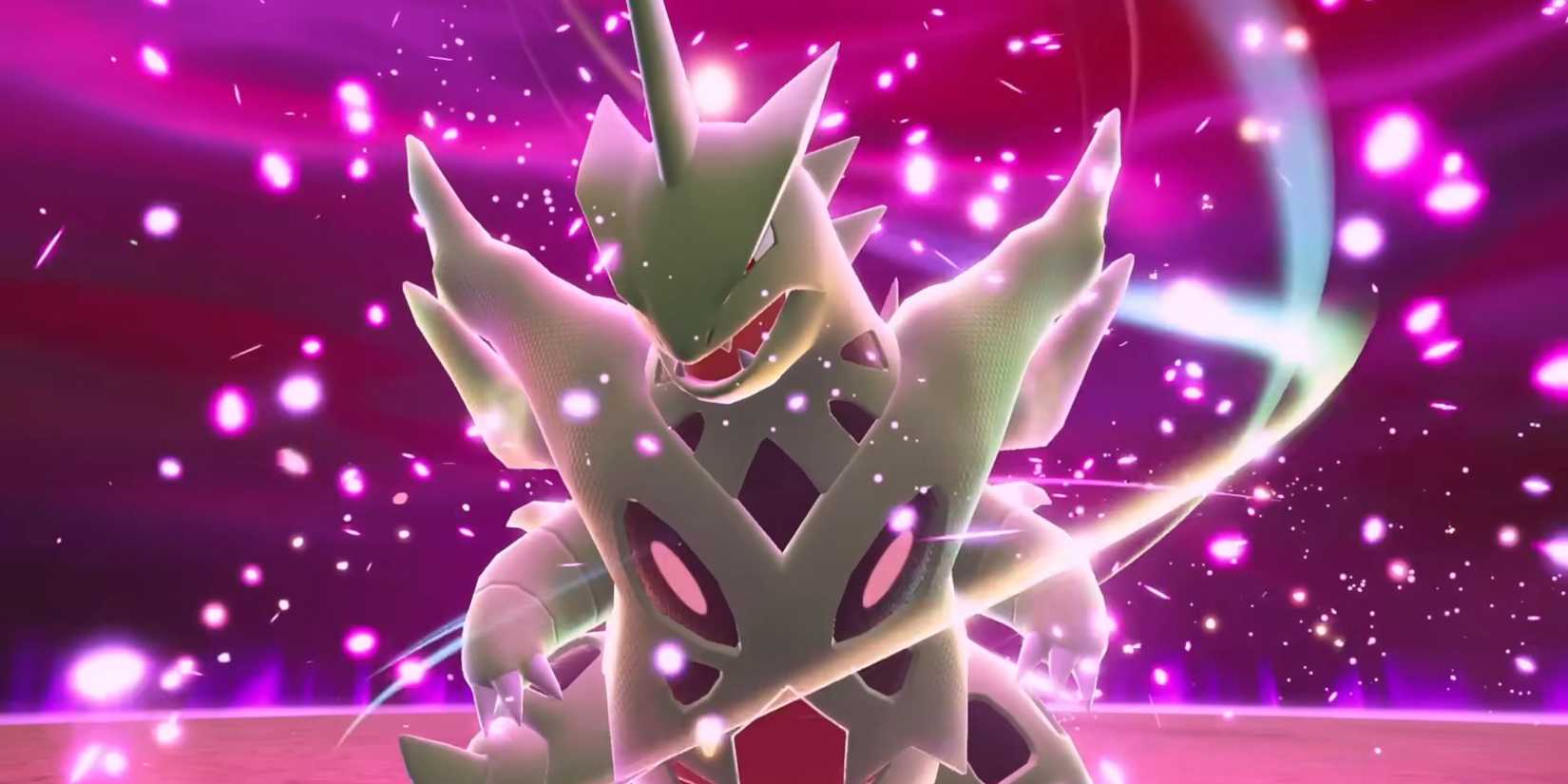 A Rogue Mega Tyranitar roars in Pokemon Legends Z-A.