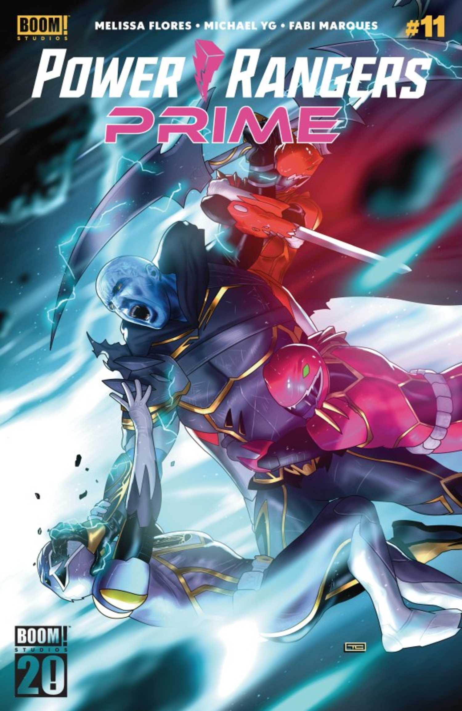 Power Rangers Prime #11, the Rangers fight an Elterian warlord