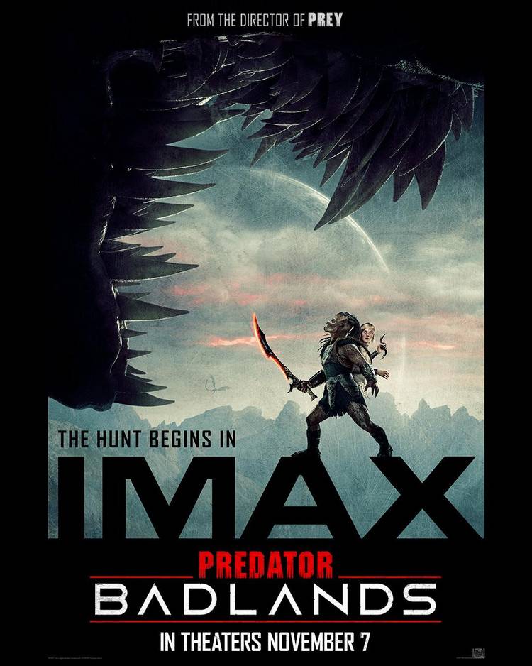 Pôster Predador Badlands IMAX