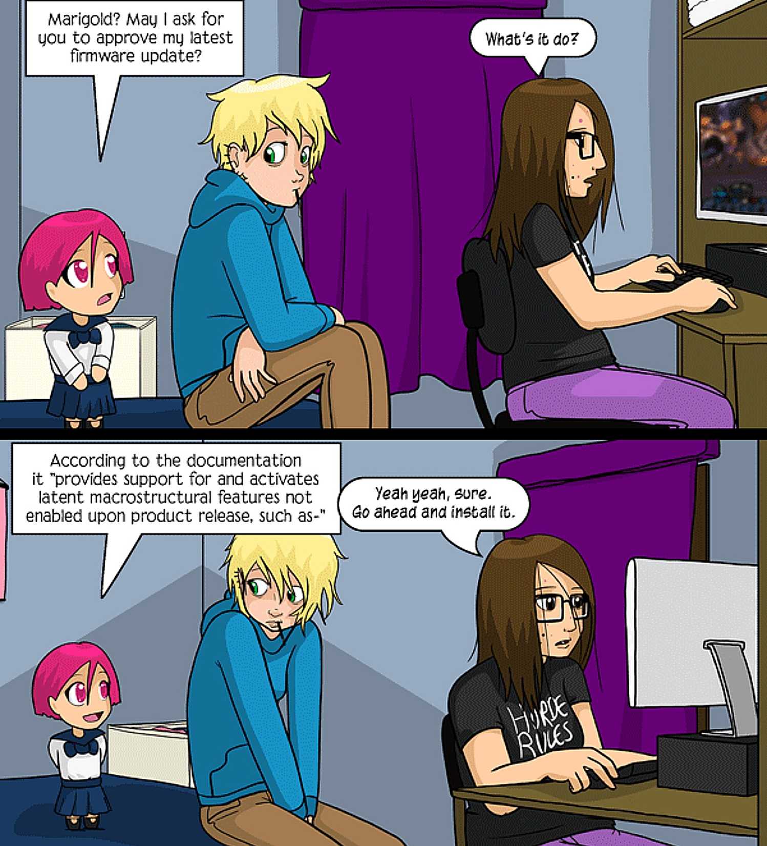 Questionable Content Has the Best Fictional AI