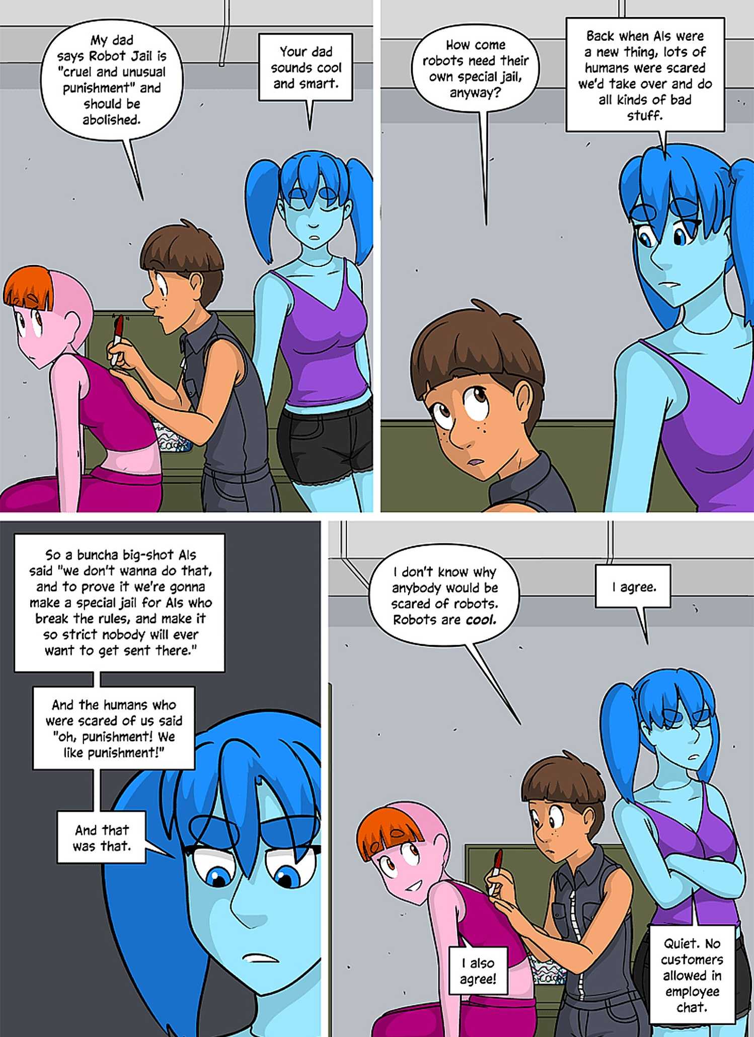 Questionable Content Has the Best Fictional AI