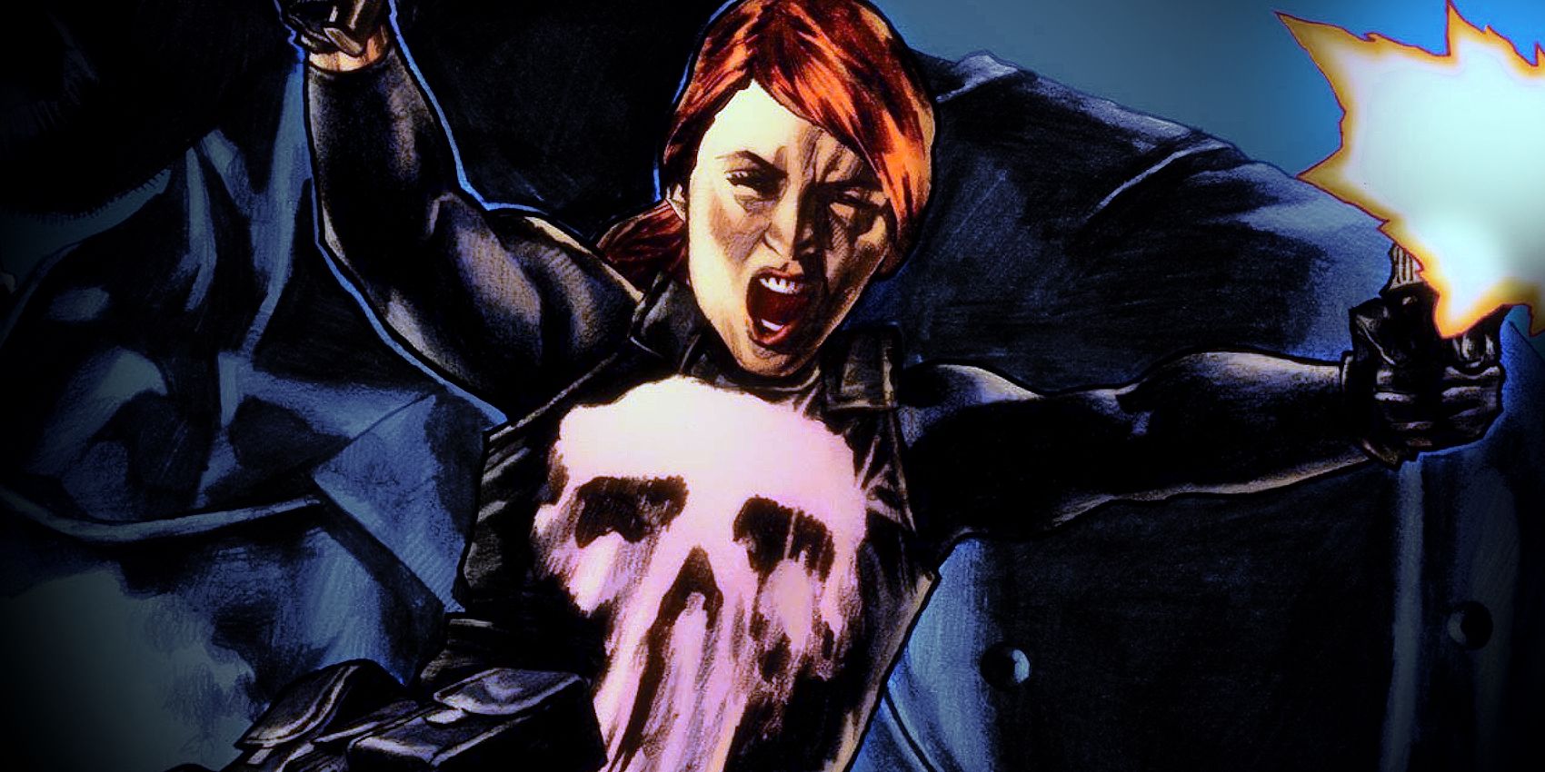 Rachel Cole The Female Punisher in Marvel Comics Art