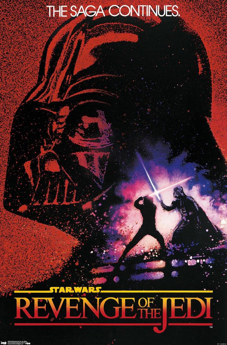 Revenge of the Jedi Poster Drew Struzan