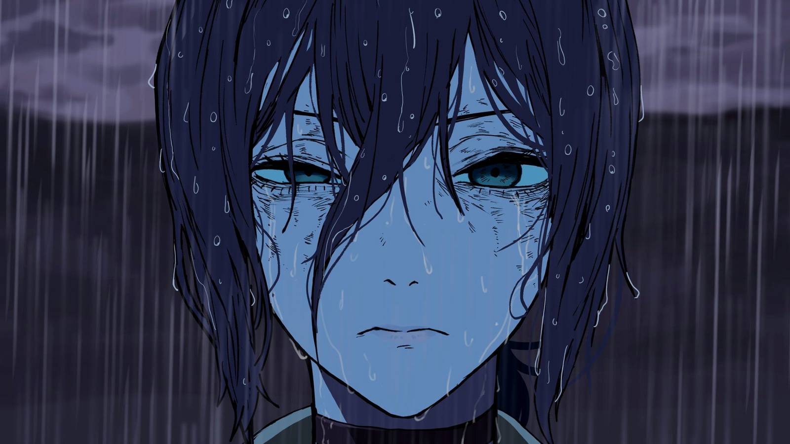 Reze appearing angry during the rooftop scene in Chainsaw Man – The Movie: Reze Arc.