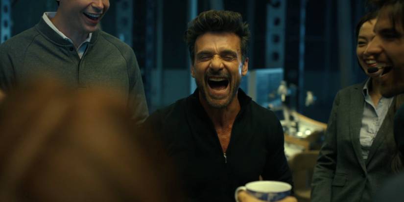 Rick Flag Laughing With LuthorCorp in Peacemaker Season 2