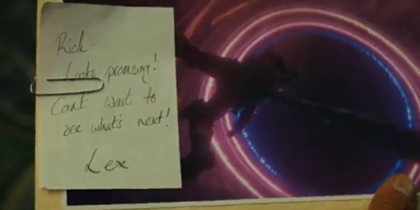 Rick Flag's note from Lex Luthor  in Peacemaker season 2 finale