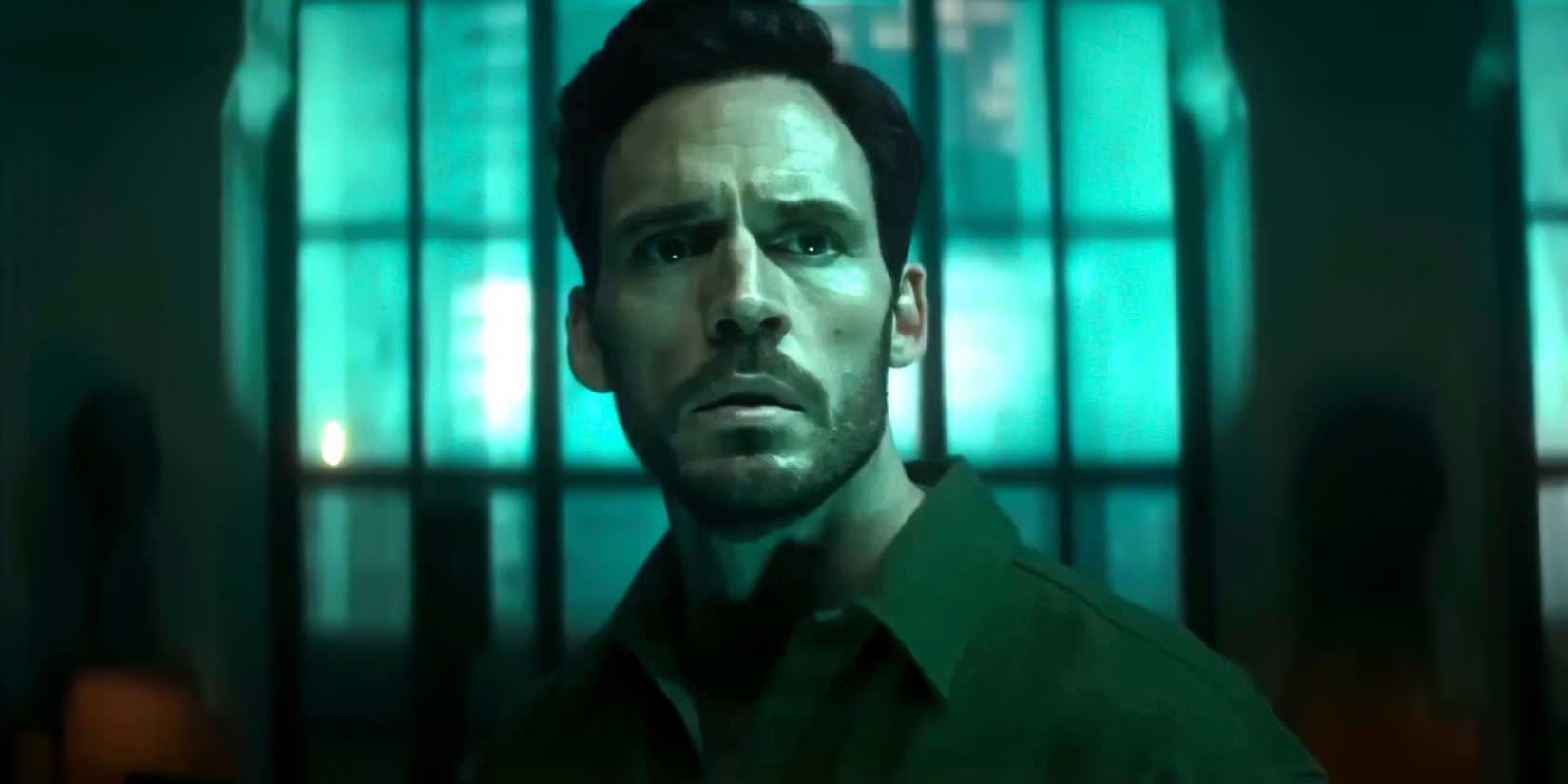 Sam Claflin em cena de Lazarus.