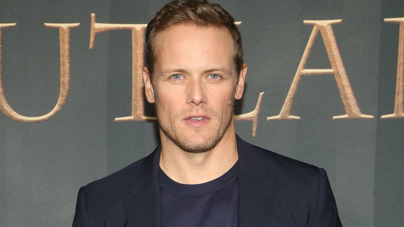 Sam Heughan at an Outlander FYC screening