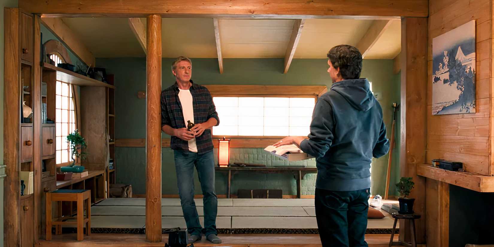 Johnny e Daniel em Karatê Kid: Legends