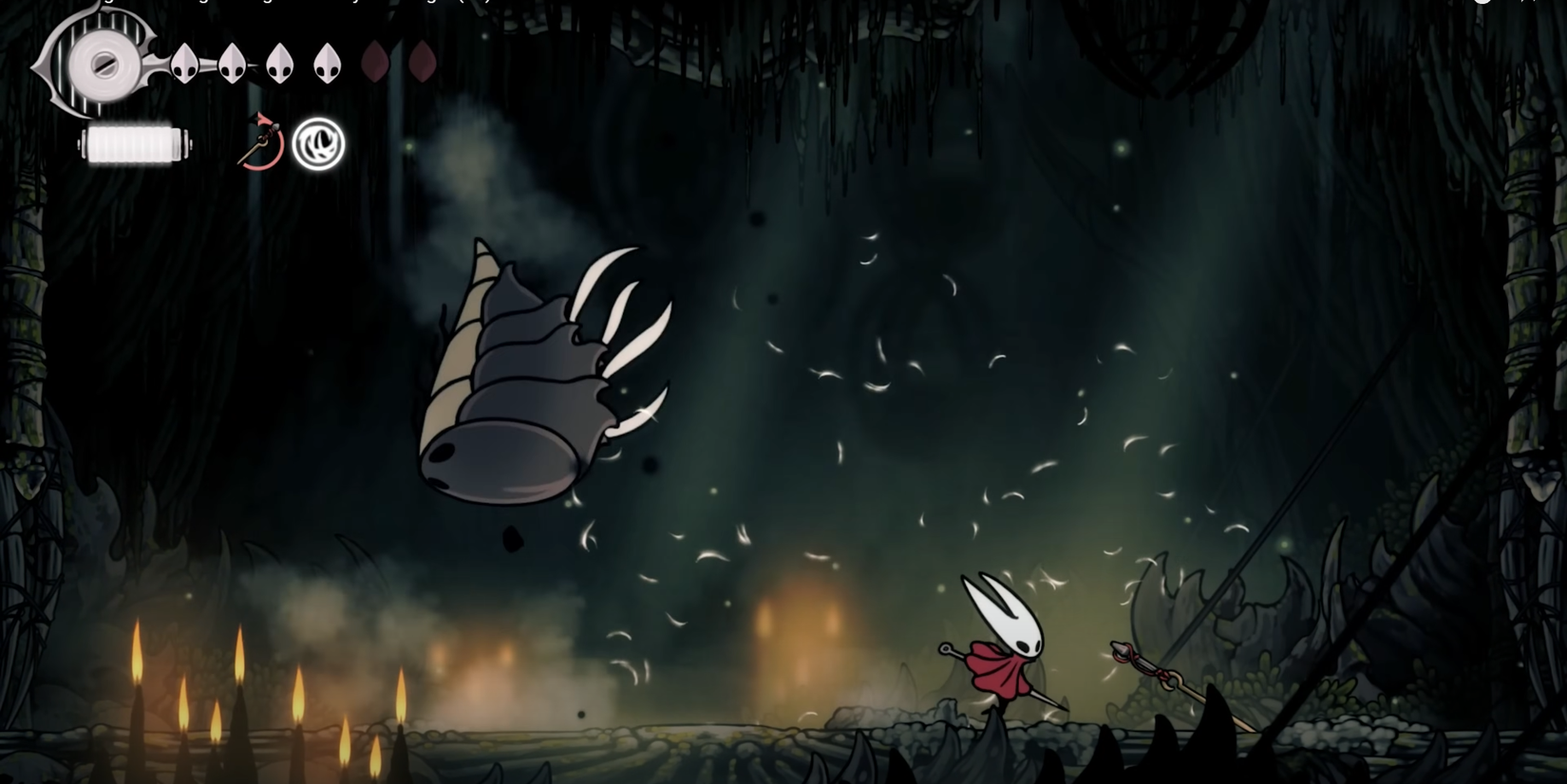 hollow knight silksong beastfly battle