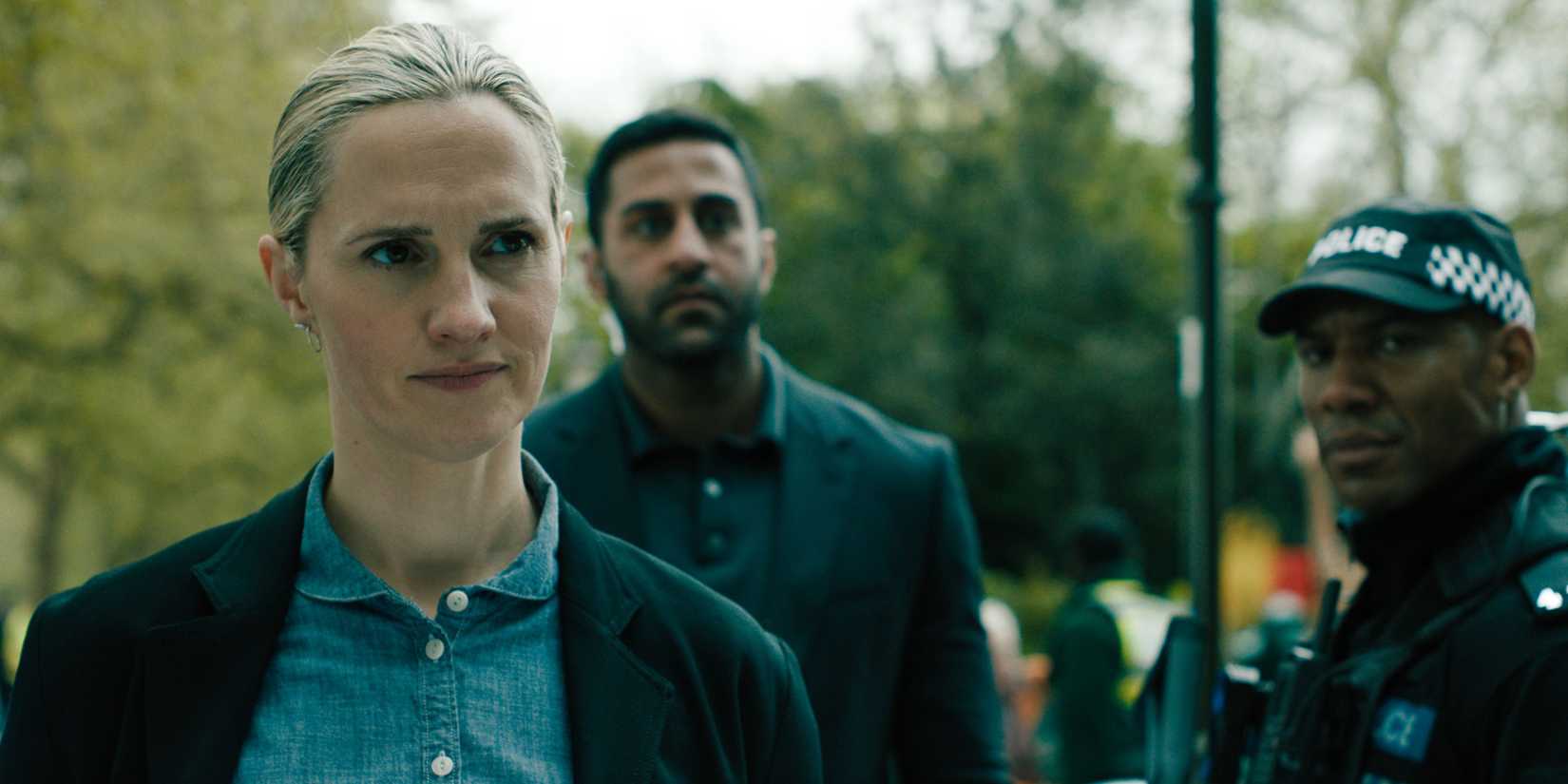Emma Flyte (Ruth Bradley) looking unamused in Slow Horses season 5, episode 3.