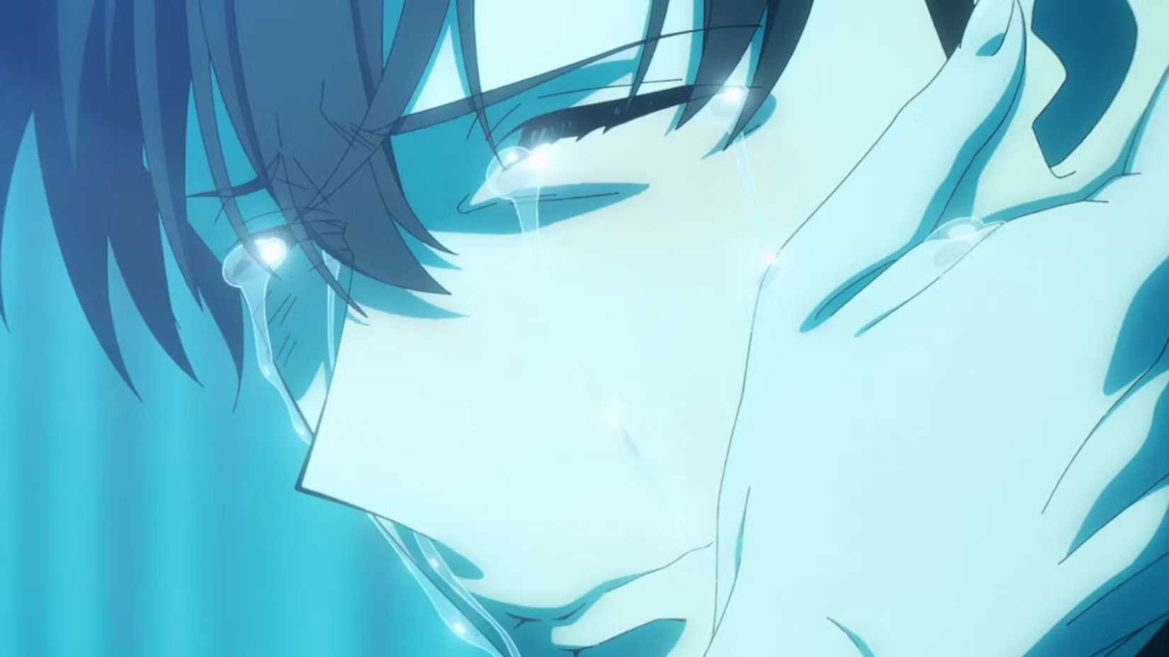 Solo Leveling season 2 with Jinwoo weeping after saving his mother