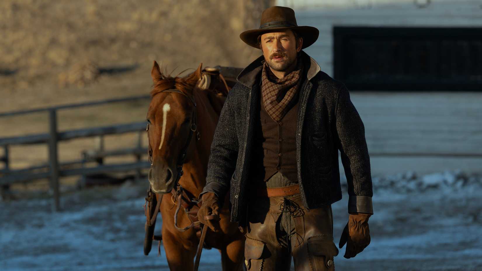 Confirming Spencer Dutton's 1944 Spinoff Before Taylor Sheridan's Paramount Exit Spencer Dutton and horse in 1923