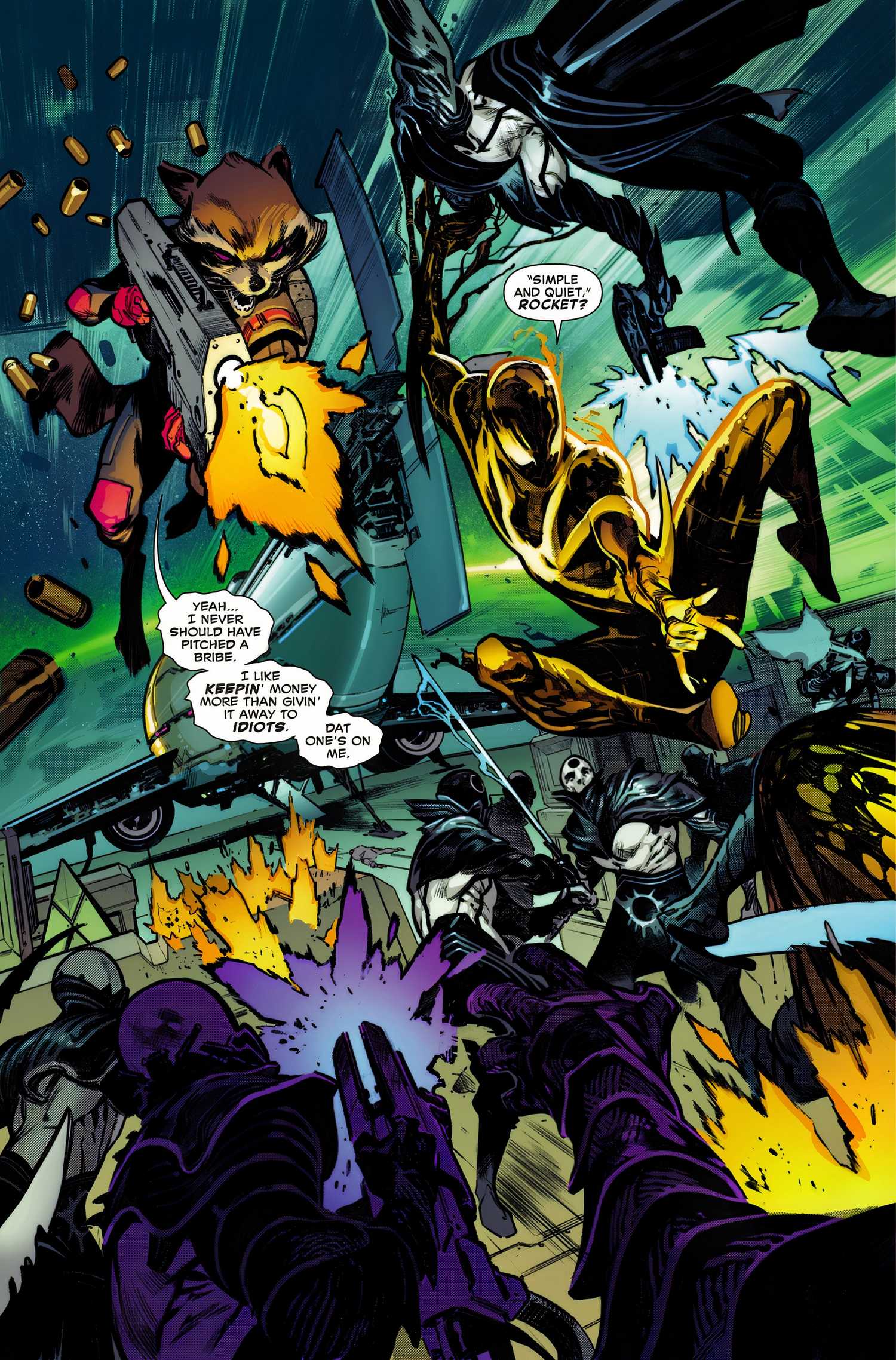 Rocket Racoon Spider Man Spider-Man's Space Team Debuts: All of Its Members, Explained