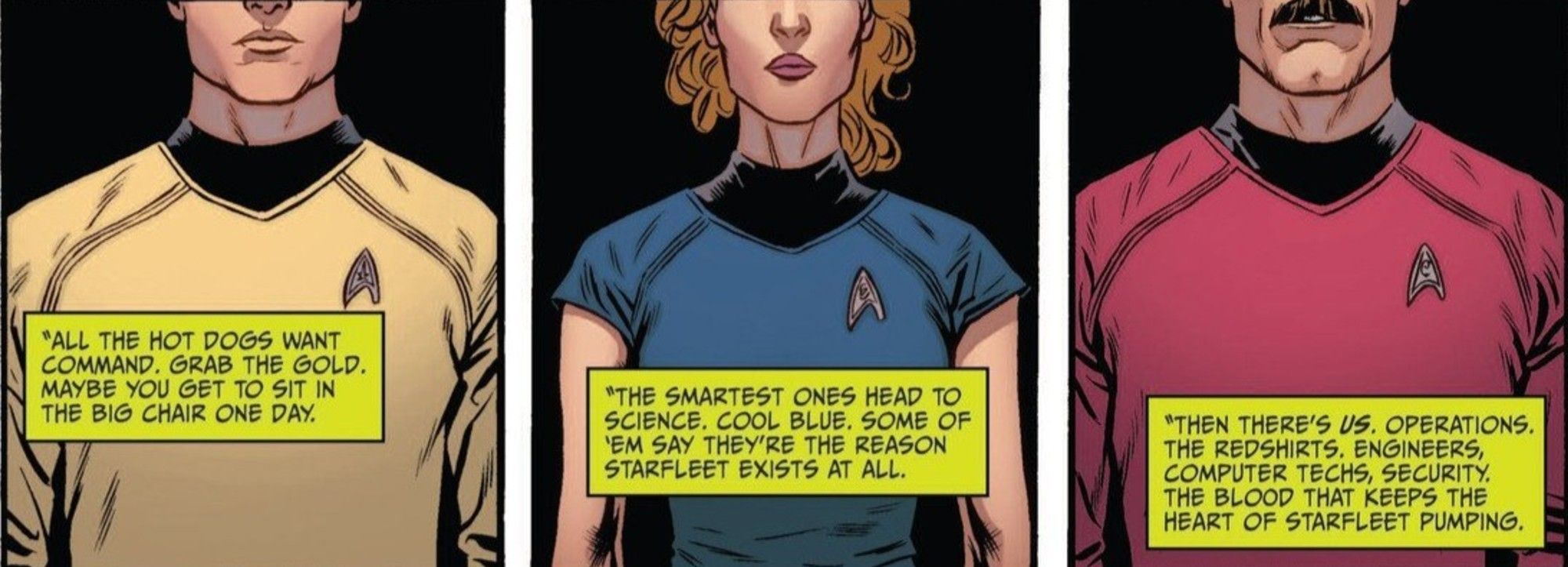 Star Trek: il numero 13 dei fumetti svela la vera struttura di Starfleet