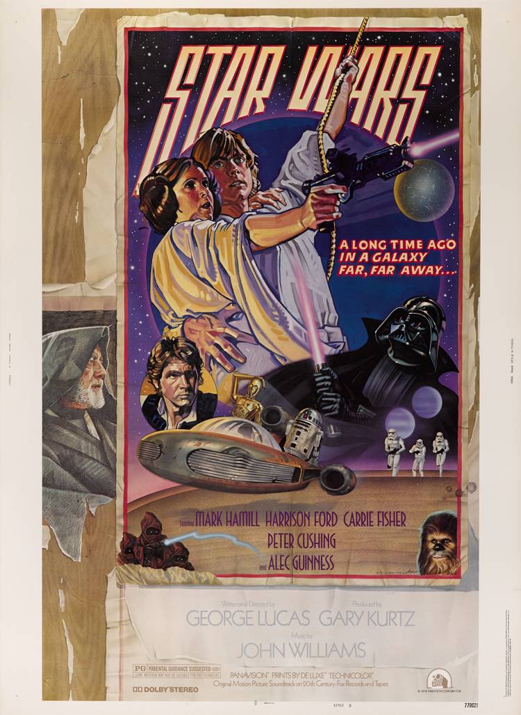 Star Wars 1977 Poster by Drew Struzan