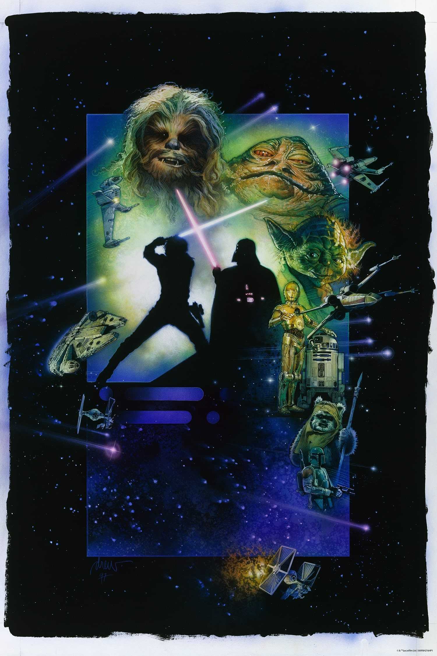 Star Wars poster by Drew Struzan
