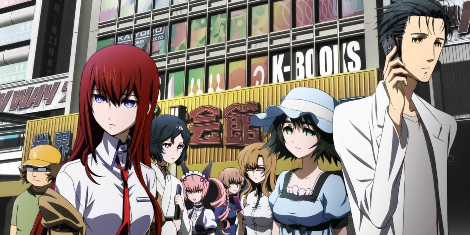 Steins;Gate anime featured image - The Steins;Gate poster