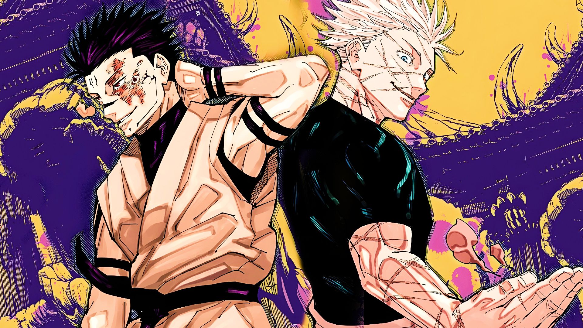 Sukuna and Gojo in Jujutsu Kaisen's manga