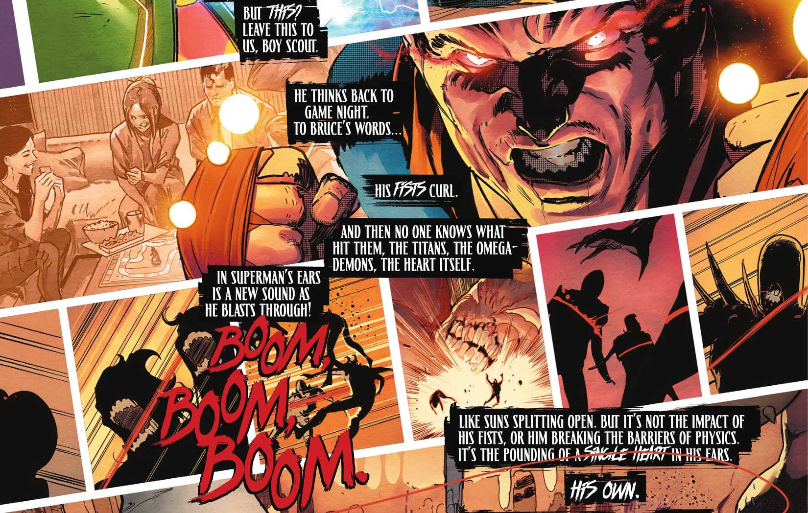 Superman rages in DC KO #1 comic