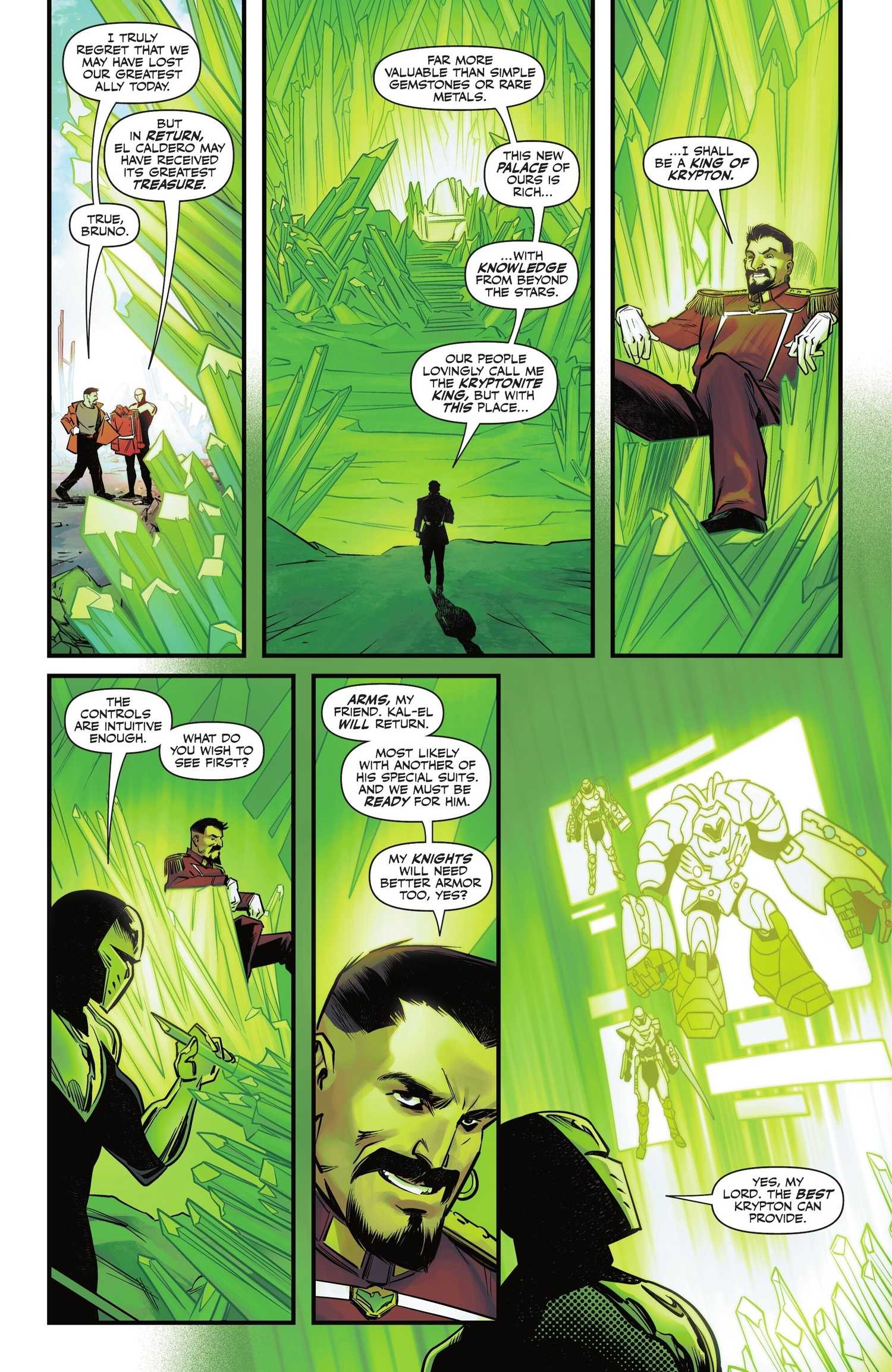 Superman Unlimited #6 Kryptonian Fortress 2