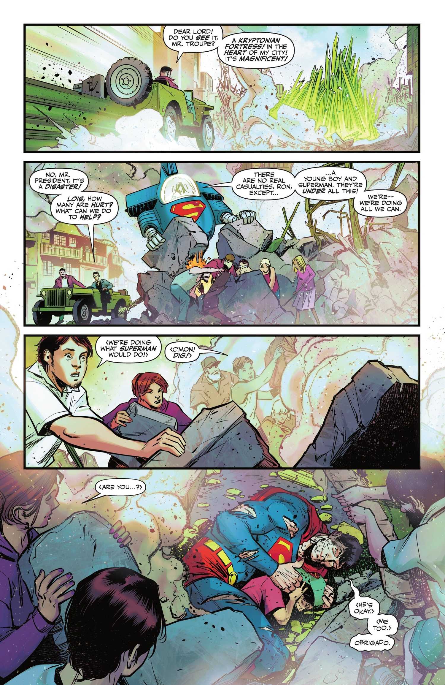 Superman Unlimited #6 Kryptonian Fortress