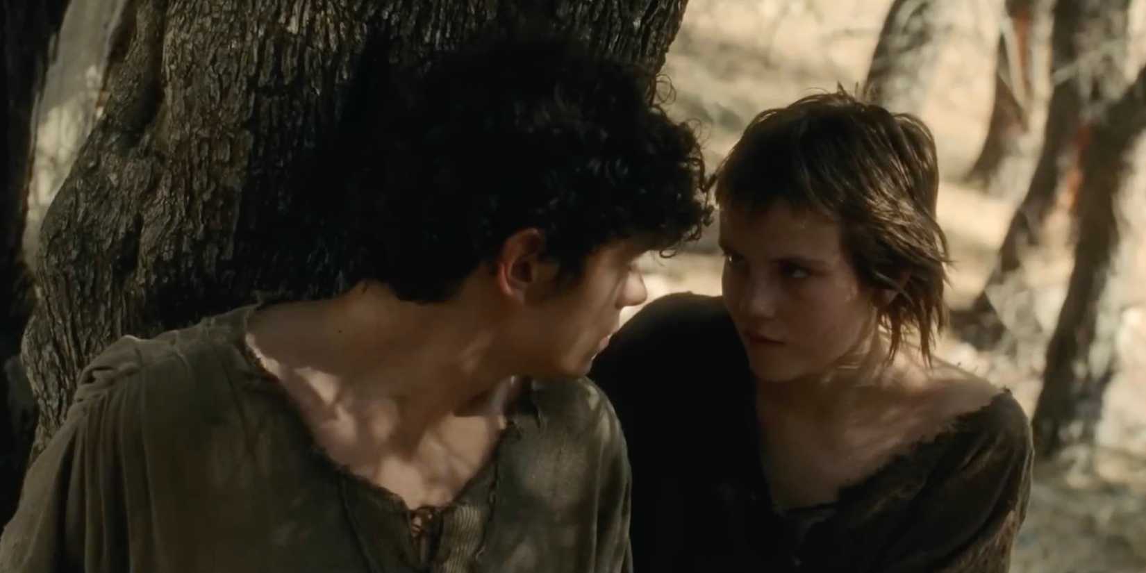 Noah Jupe and Isla Johnston in The Carpenter's Son