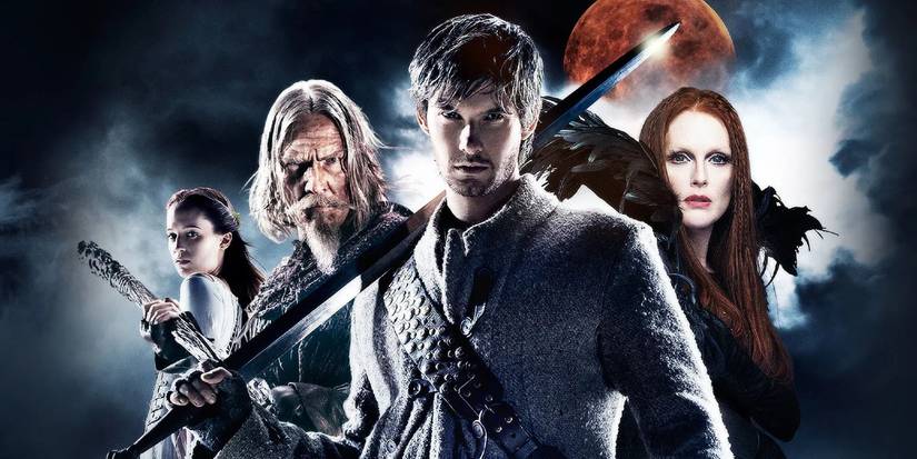 The cast of Seventh Son posing on the poster