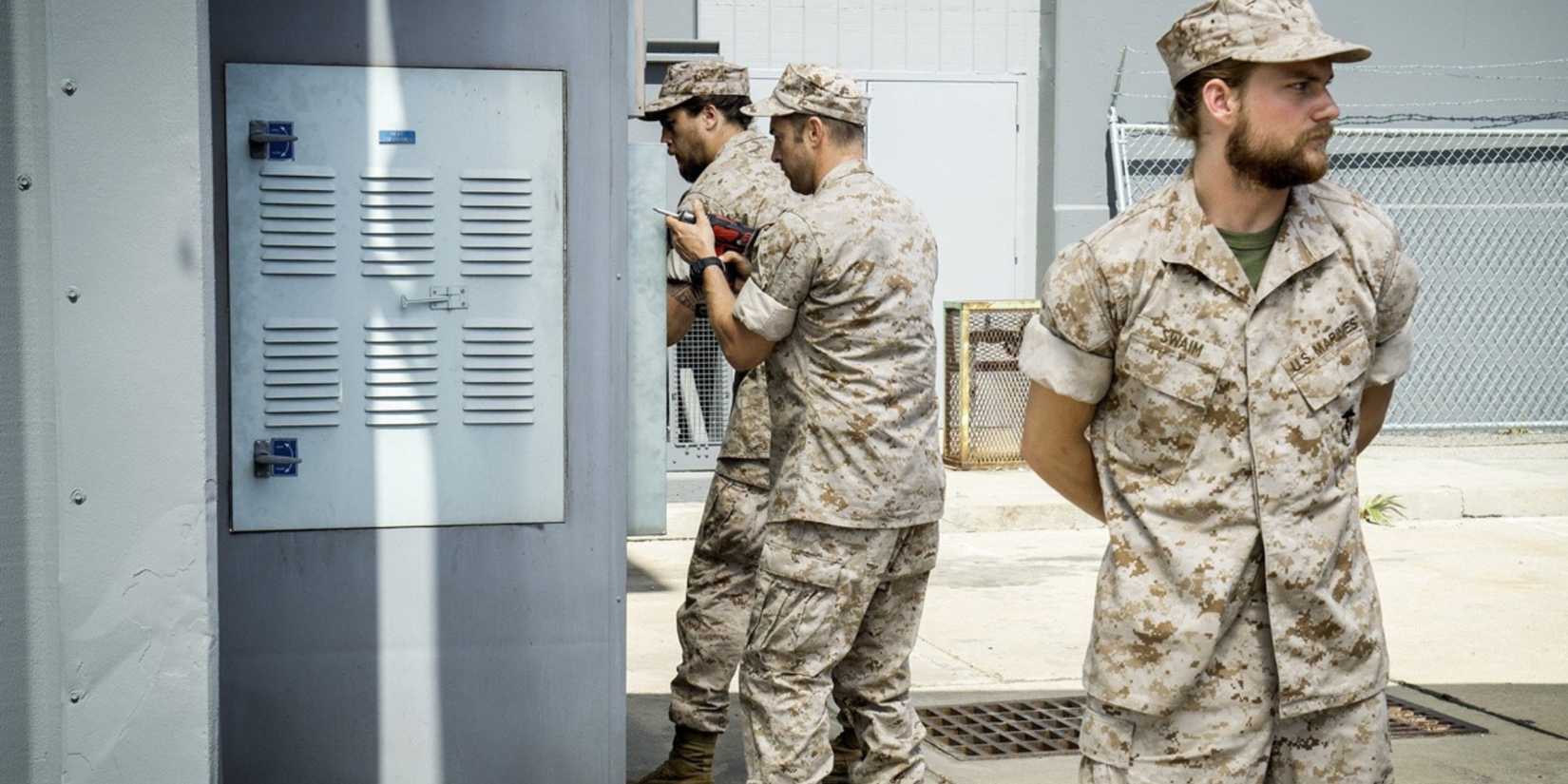 The Cody boys on a military base in the Animal Kingdom episode Judas Kiss