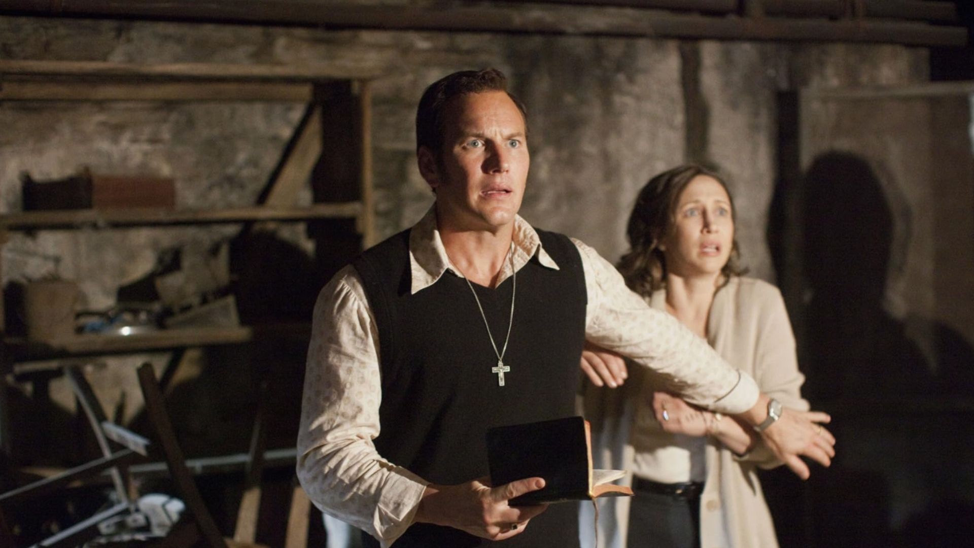 Ed e Lorraine Warren em Invocação do Mal.