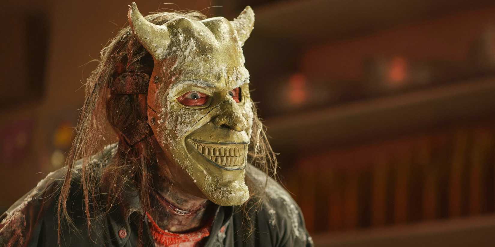 The Grabber with his smiling mask in Black Phone 2