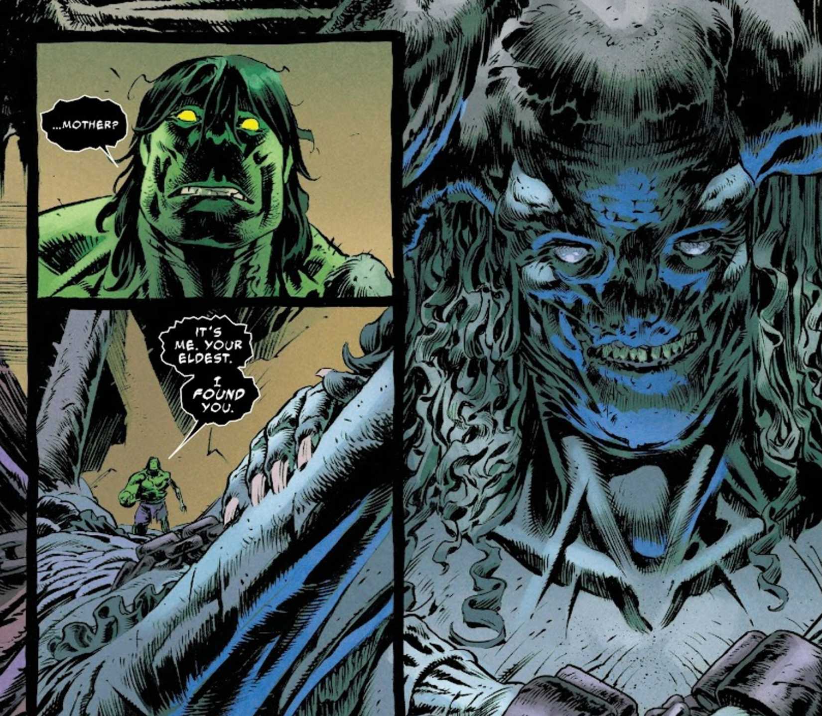 Infernal Hulk meets the mother of horrors