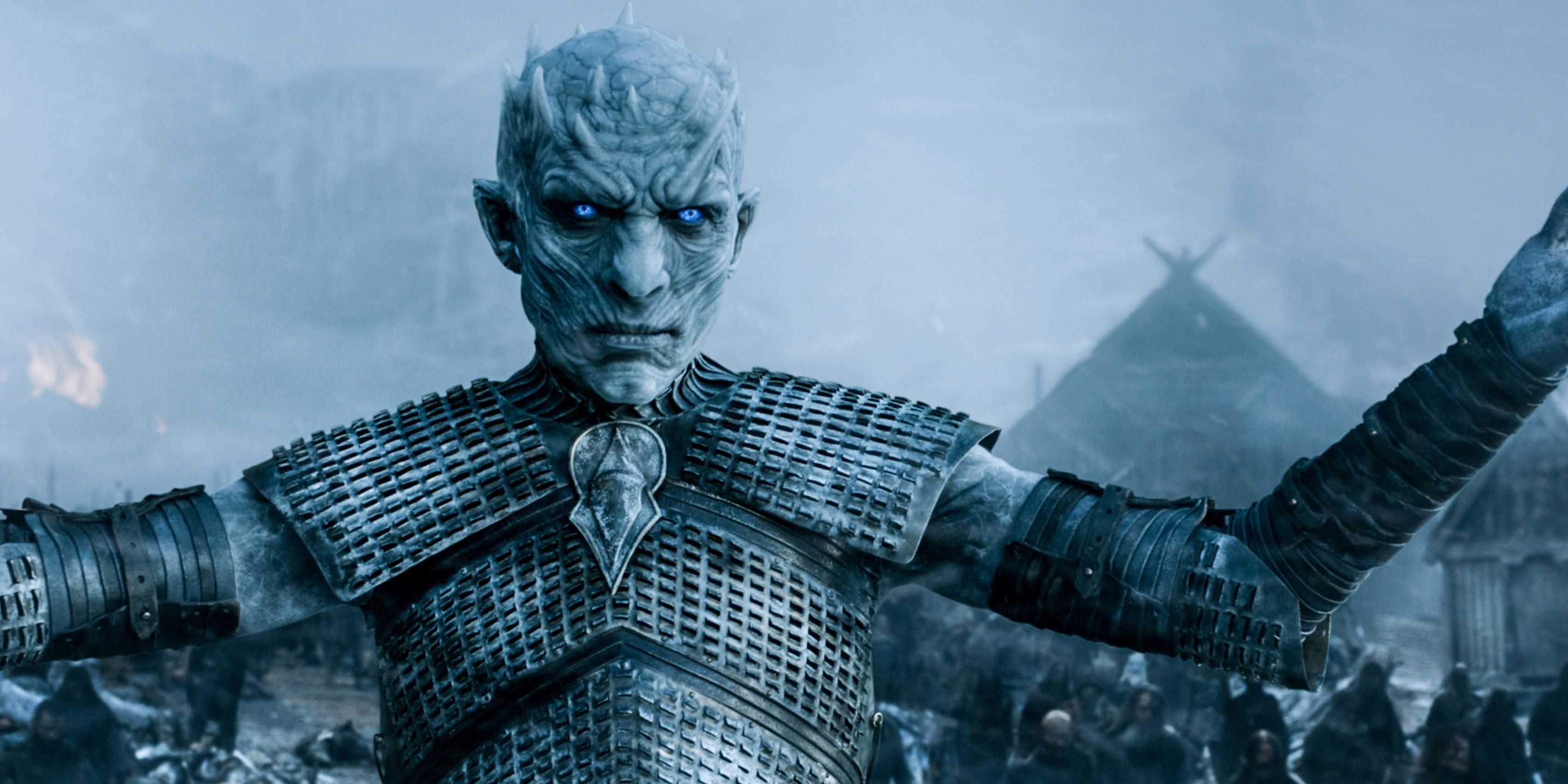 The Night King in battle in Game of Thrones