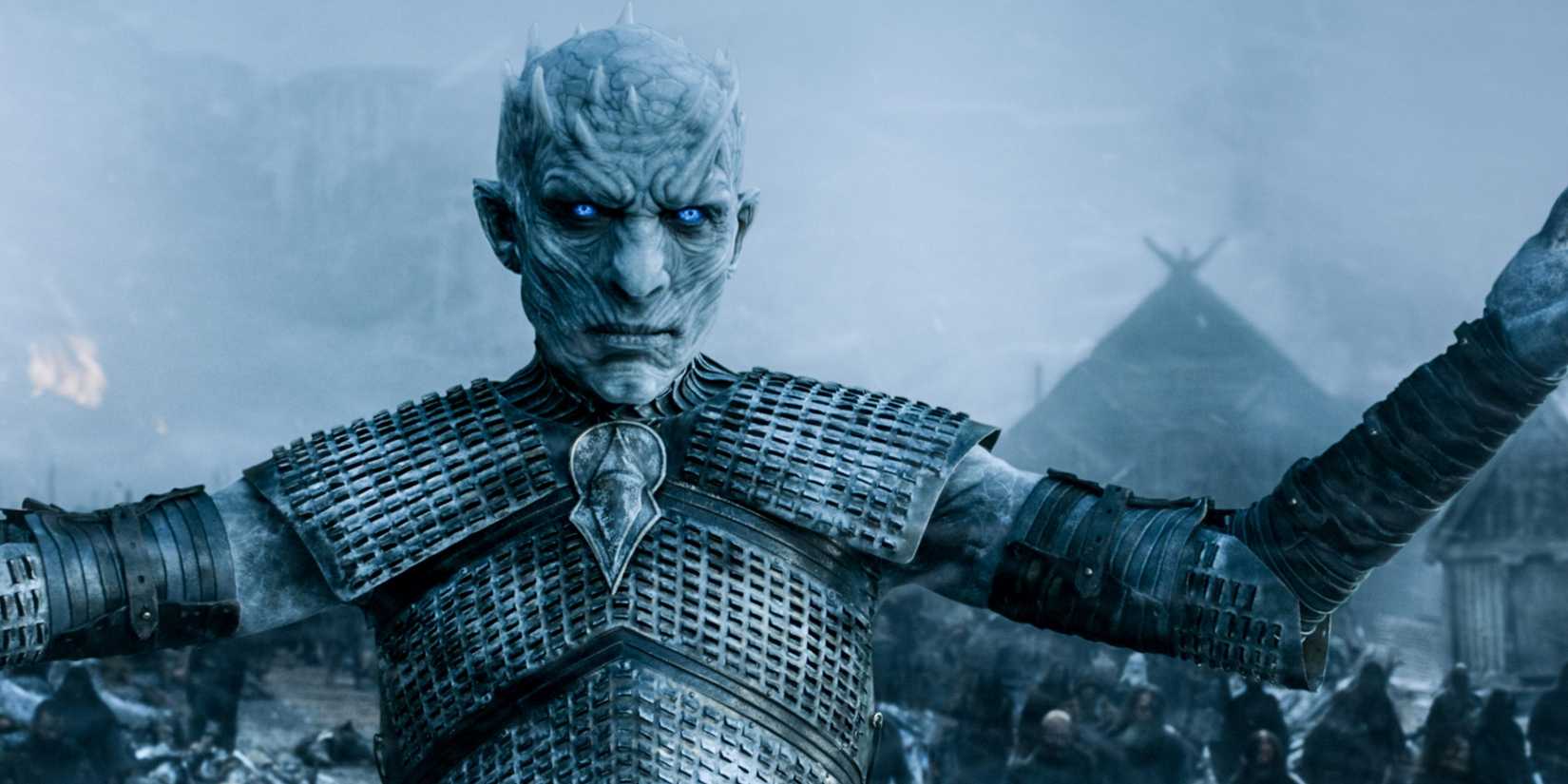 O Rei da Noite em batalha na série Game of Thrones.