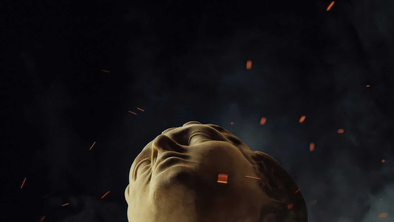 Pôster de The Odyssey com estátua