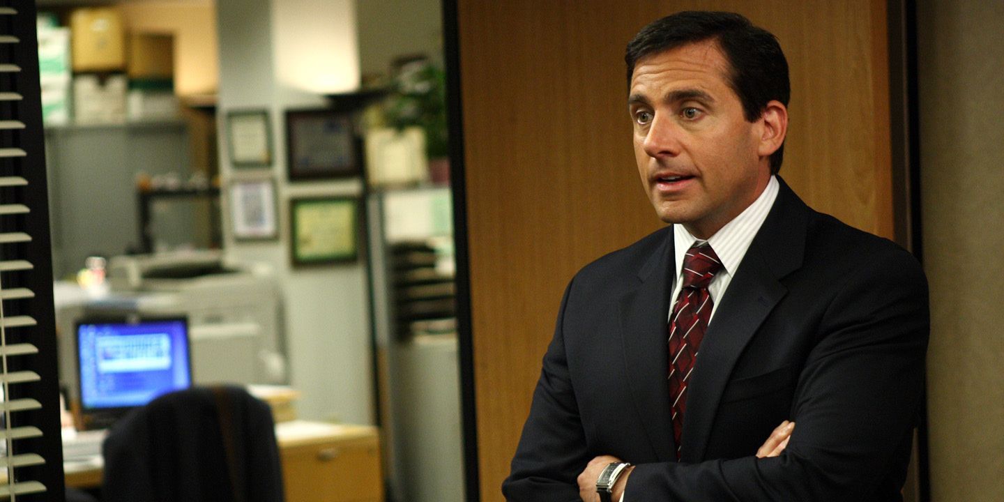 Pam Beesley e Dwight Schrute em um episódio de The Office