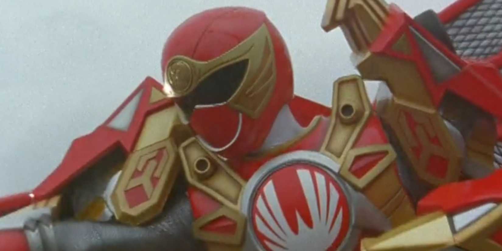 O Ranger Vermelho no episódio de Ninja Storm 'Shane's Karma'
