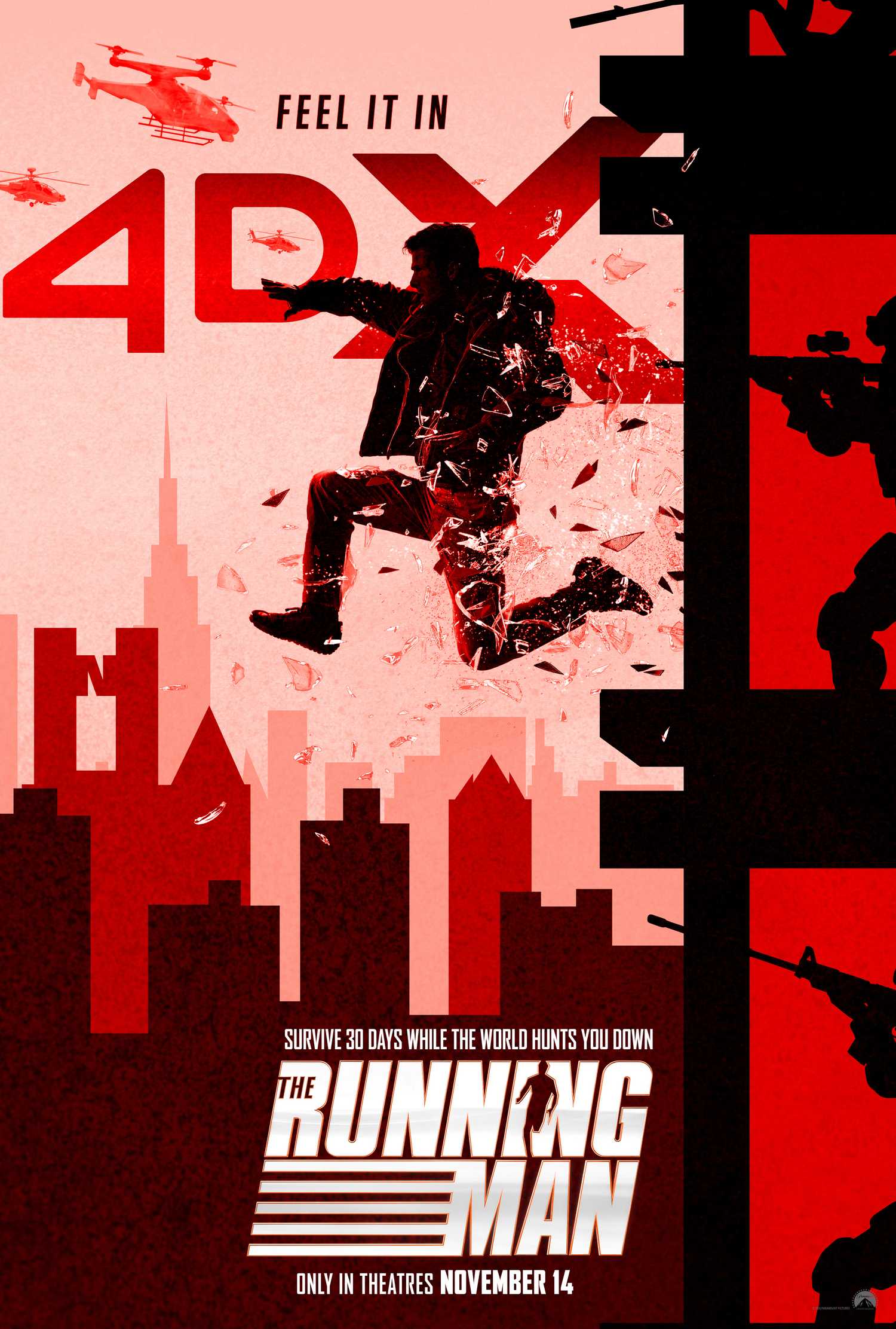 The Running Man 4DX Exclusive Poster