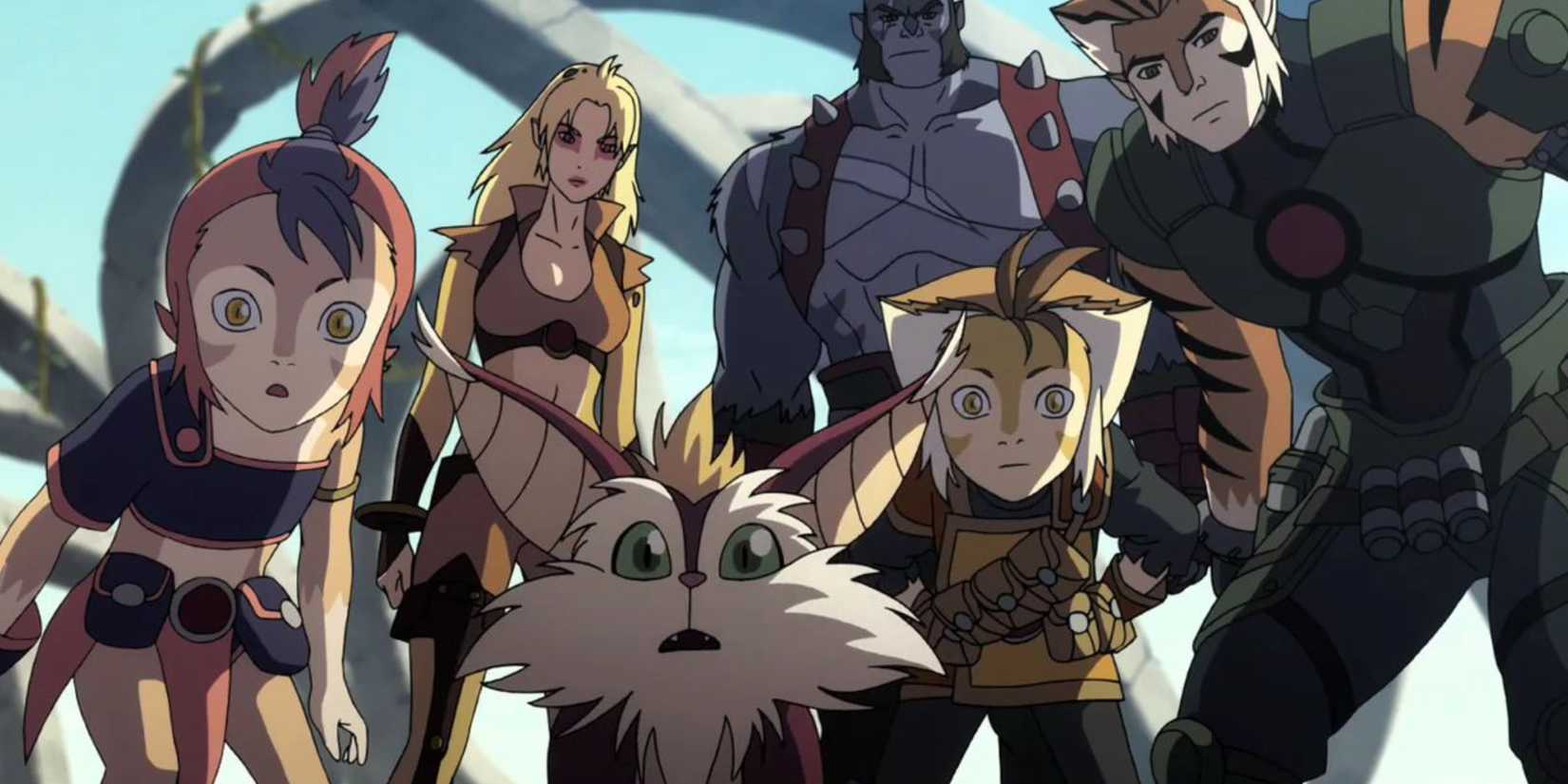 The Thundercats team in the 2011 revival show