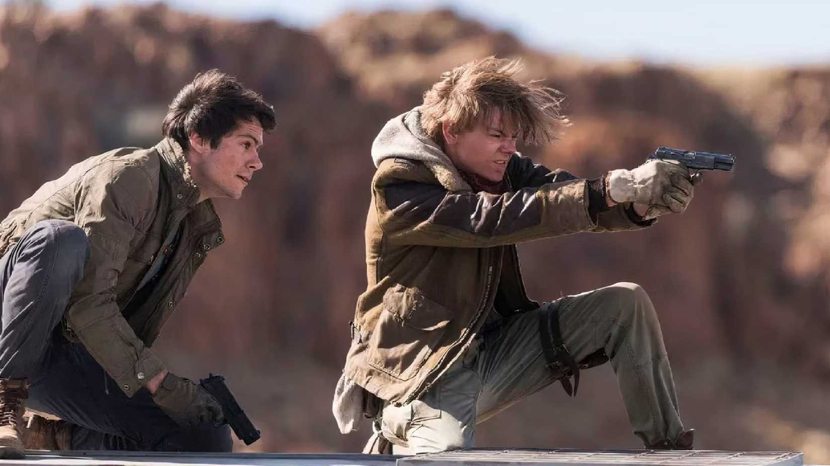 Thomas Brodie-Sangster como Newt em Maze Runner