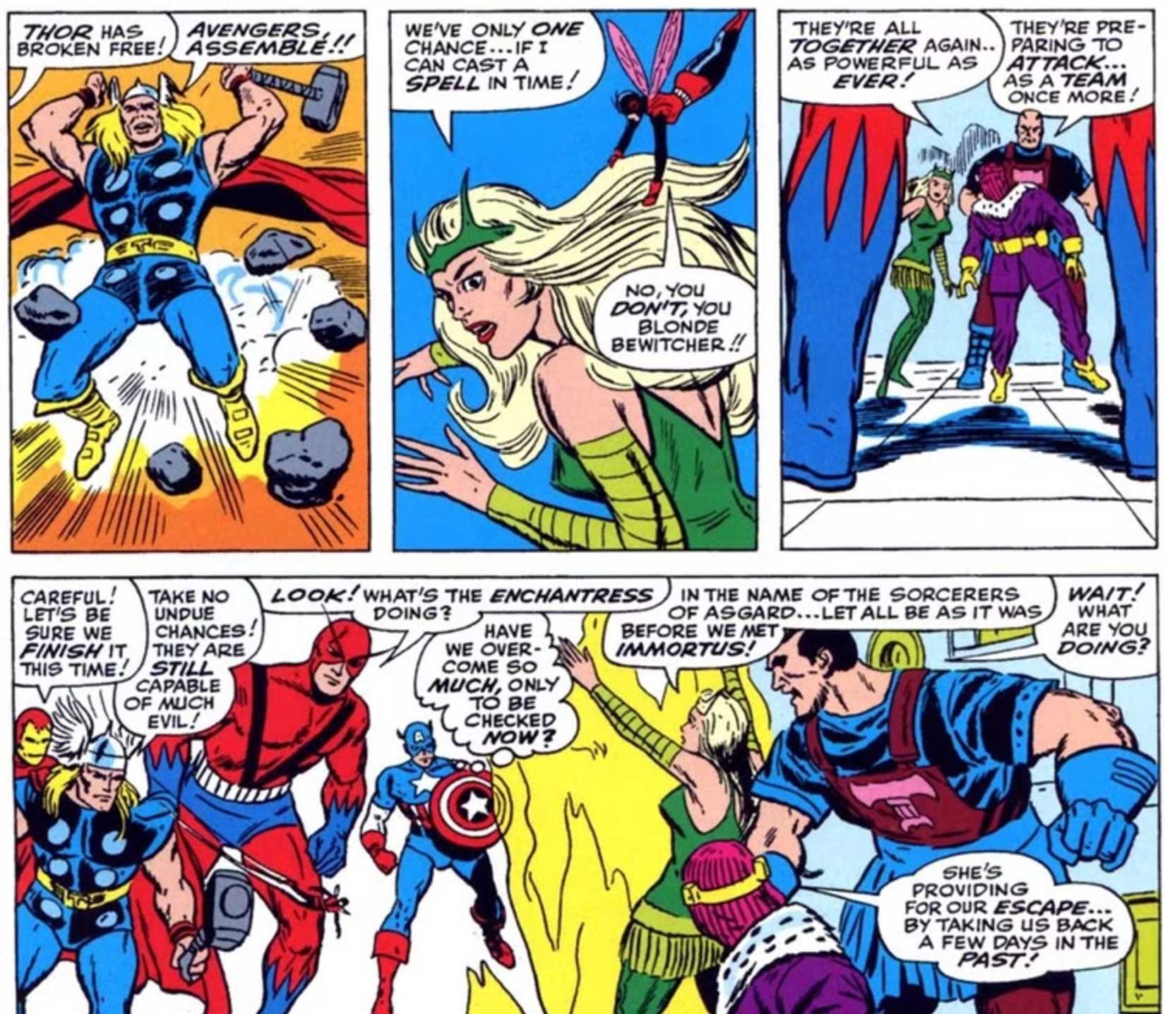 thor yells avengers assemble for the first time