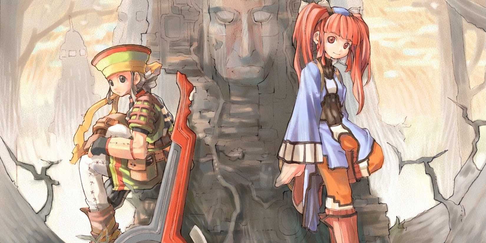 Artwork of the two main characters in Square Enix's Threads of Fate