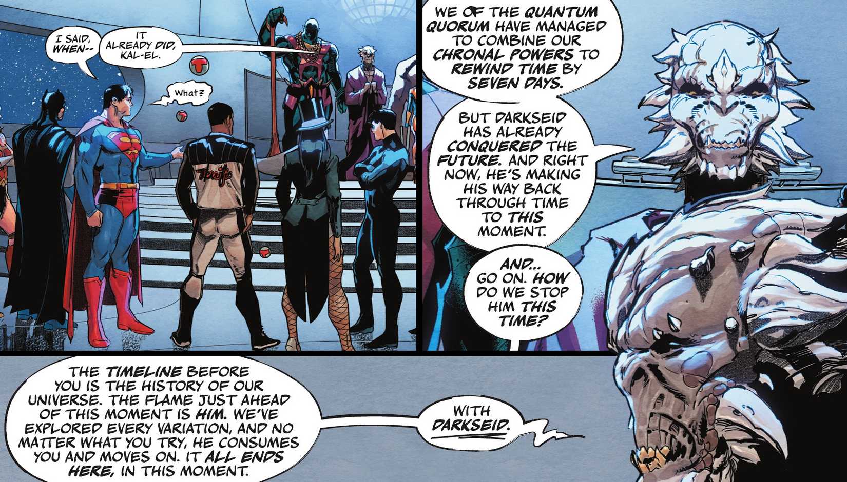 Darkseid Kills Superman, Batman, and Wonder Woman in DC K.O.