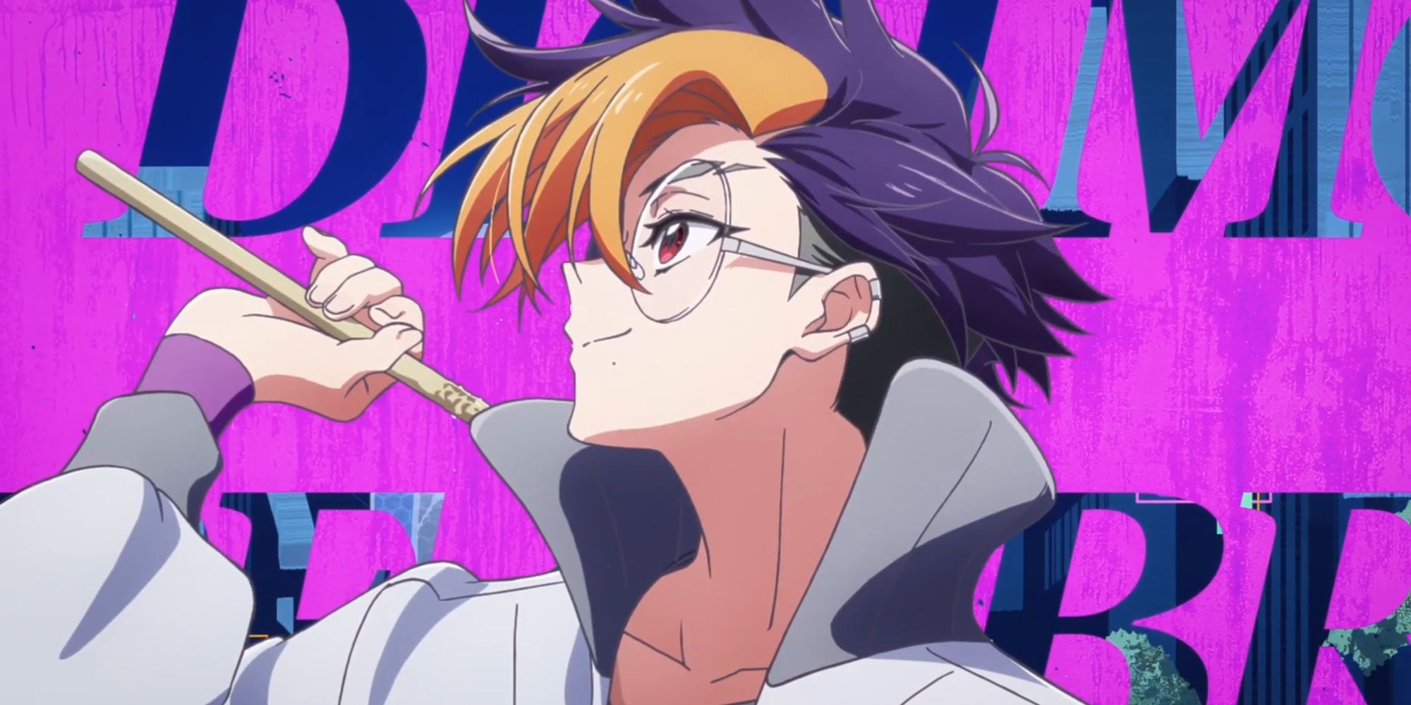 Tomoro con uno strumento musicale nell'anime Digimon Beatbreak