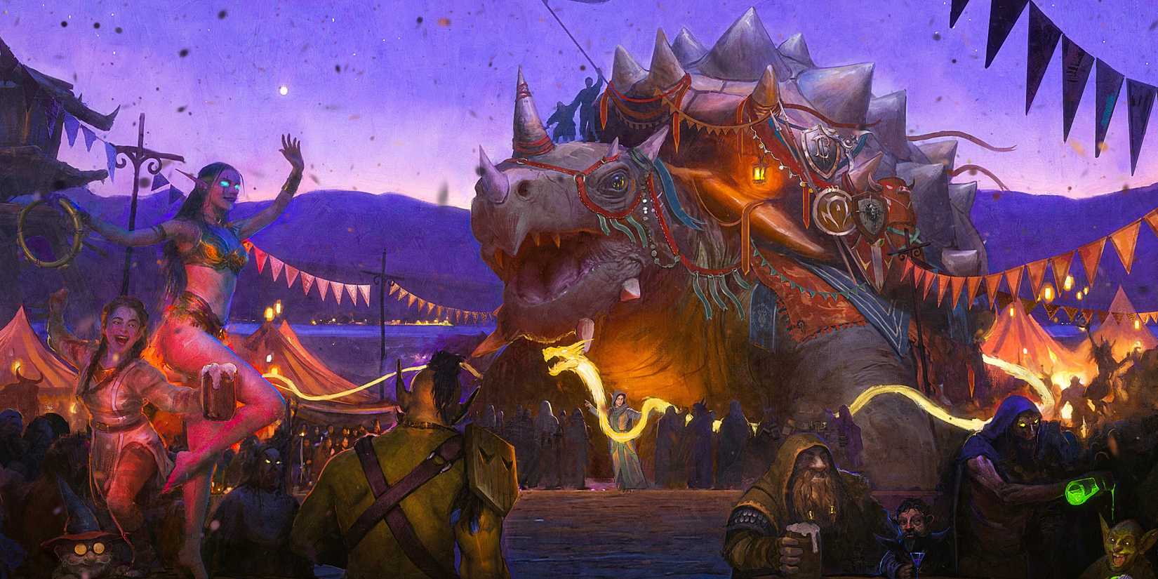 Turtle WoW artwork depicting a festival